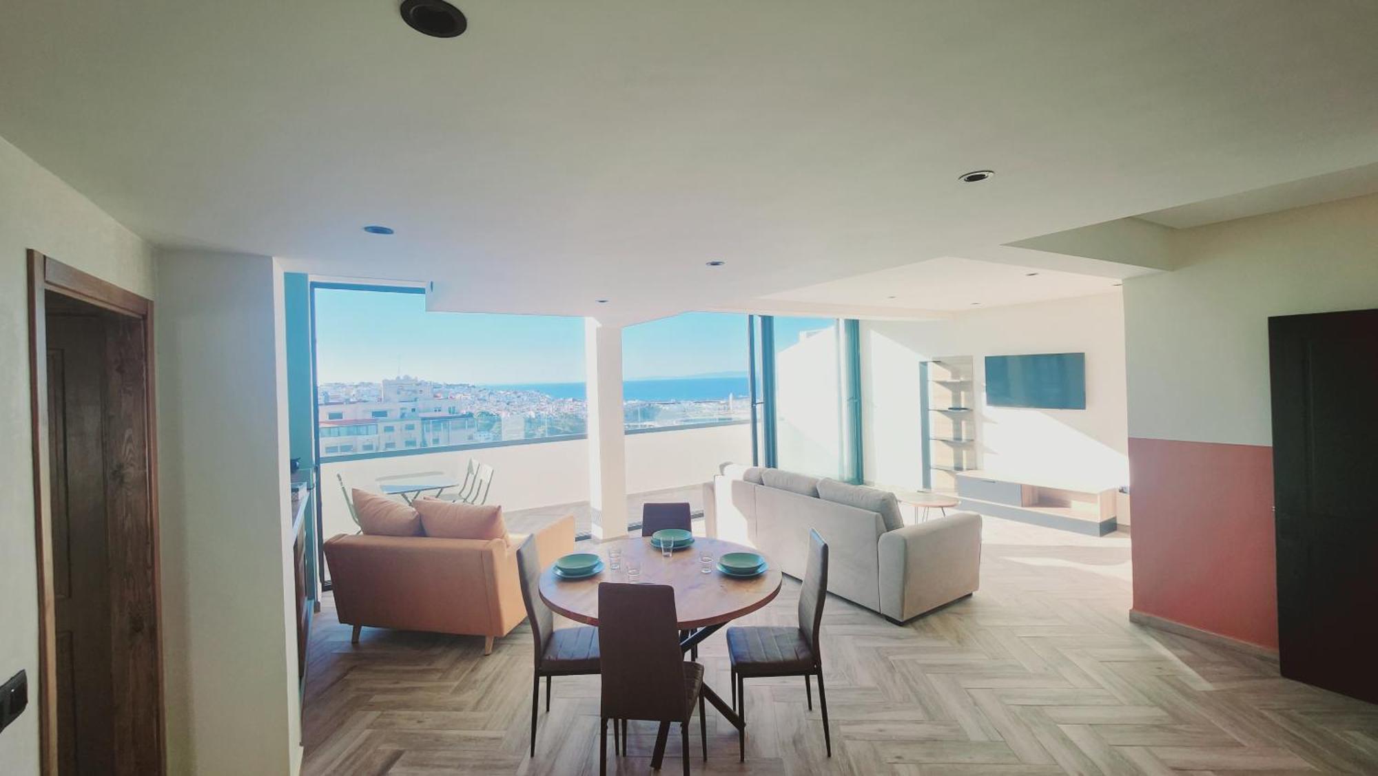 Appartement Vue Sur Mer Tanger Kültér fotó
