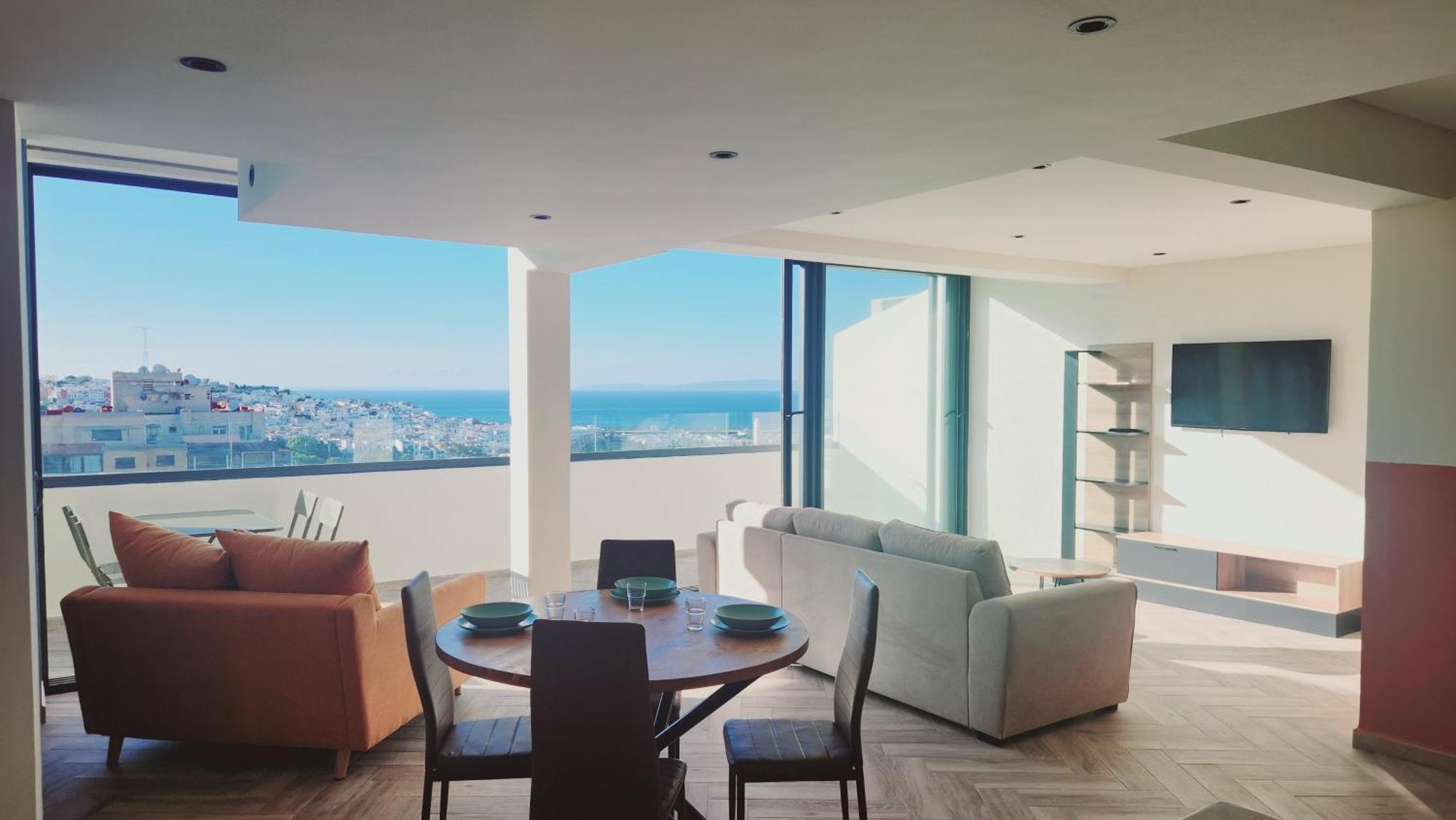 Appartement Vue Sur Mer Tanger Kültér fotó