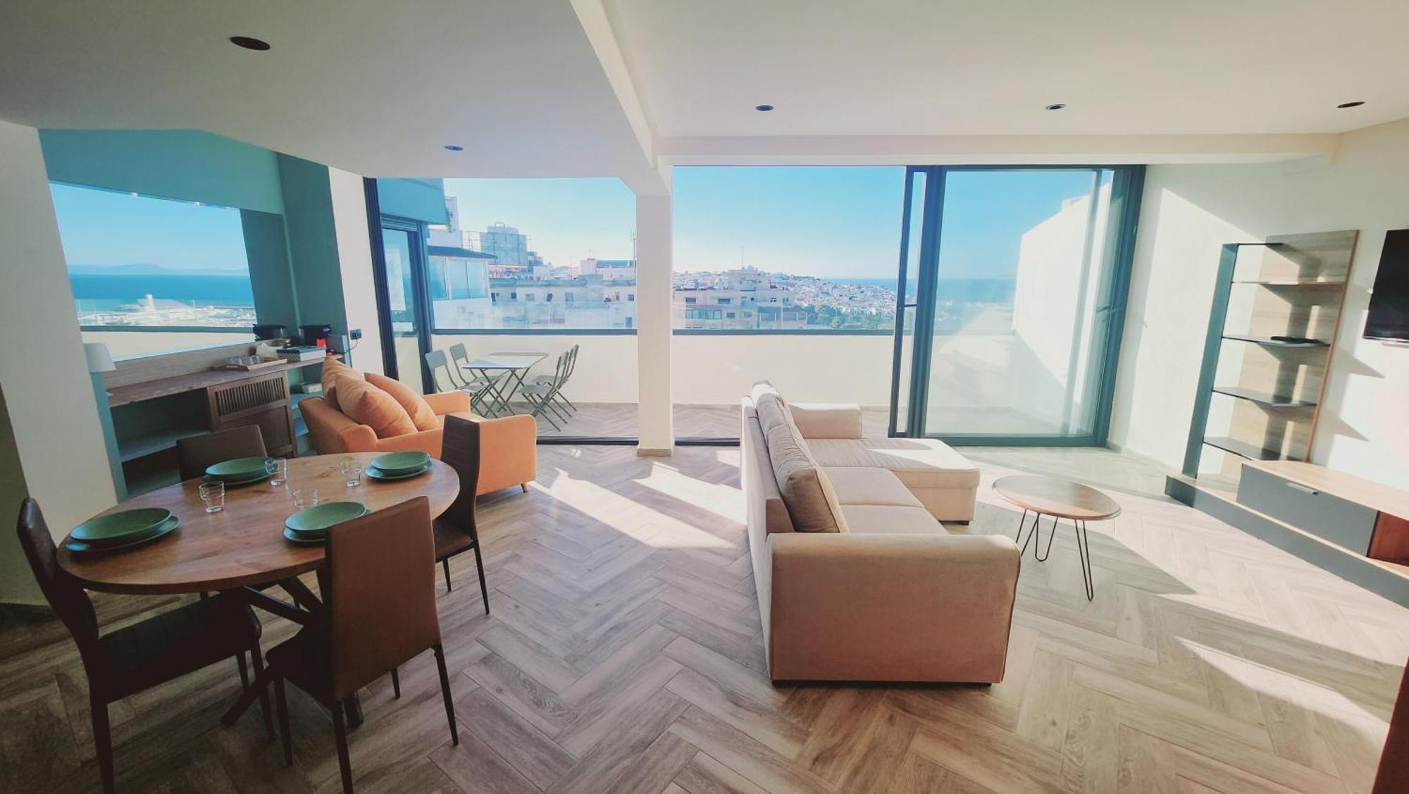 Appartement Vue Sur Mer Tanger Kültér fotó