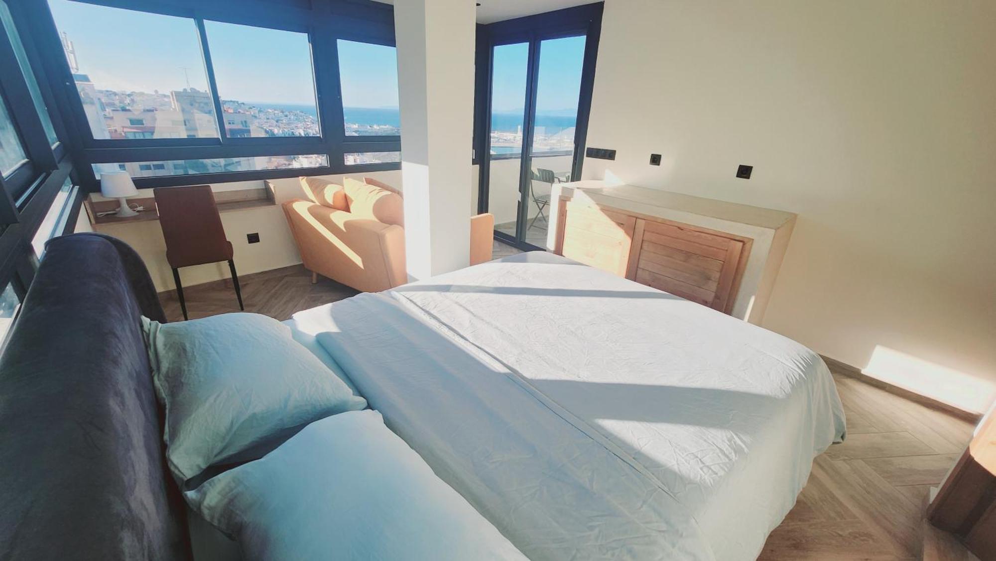 Appartement Vue Sur Mer Tanger Kültér fotó