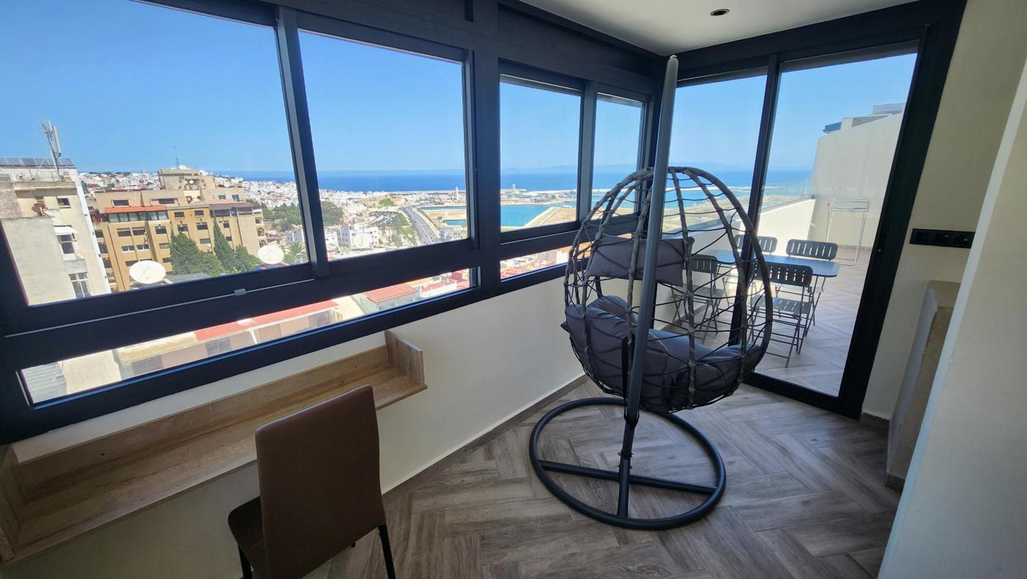 Appartement Vue Sur Mer Tanger Kültér fotó